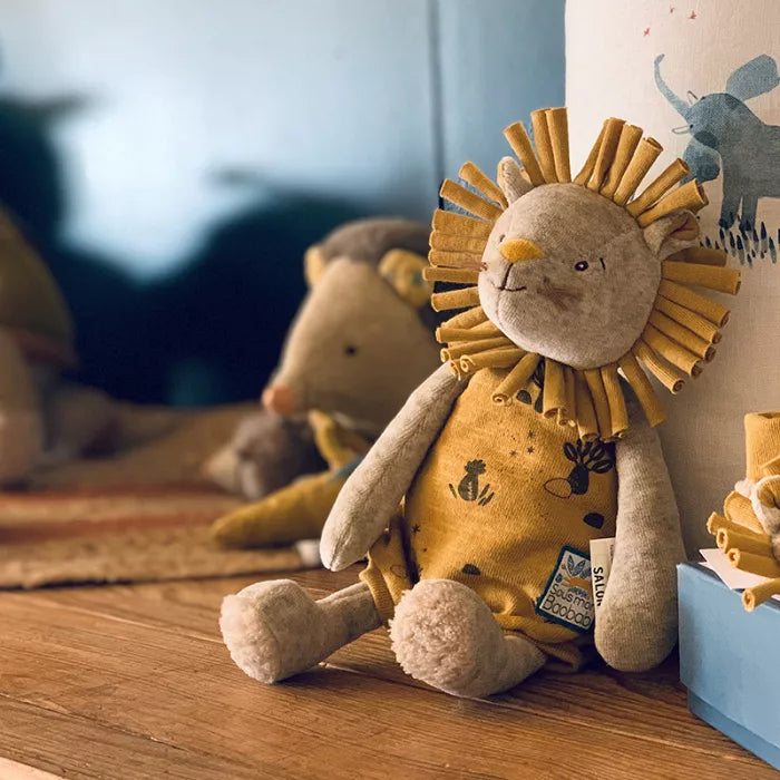Peluche di leone in scatola - Moulin Roty