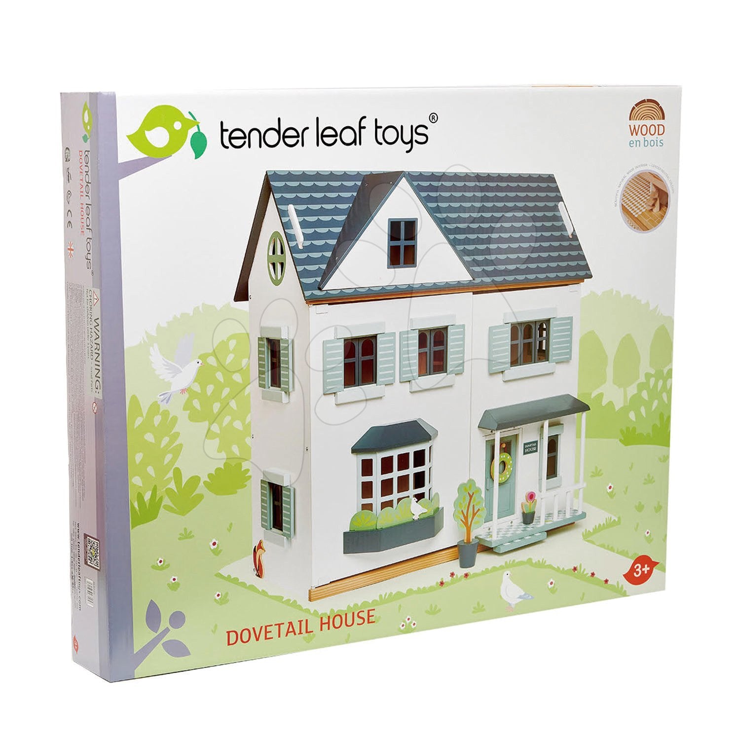 Casa delle bambole in legno Dovetail House - Tender Leaf Toys
