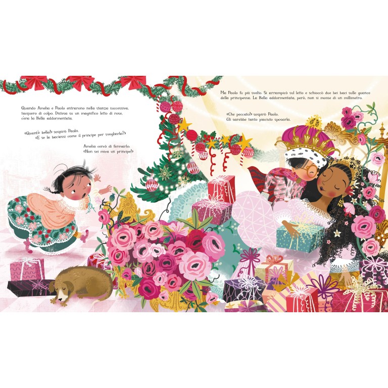 Libro "Un felice Natale al castello della Bella addormentata" - Sassi