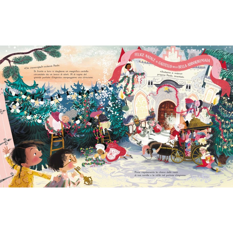 Libro "Un felice Natale al castello della Bella addormentata" - Sassi