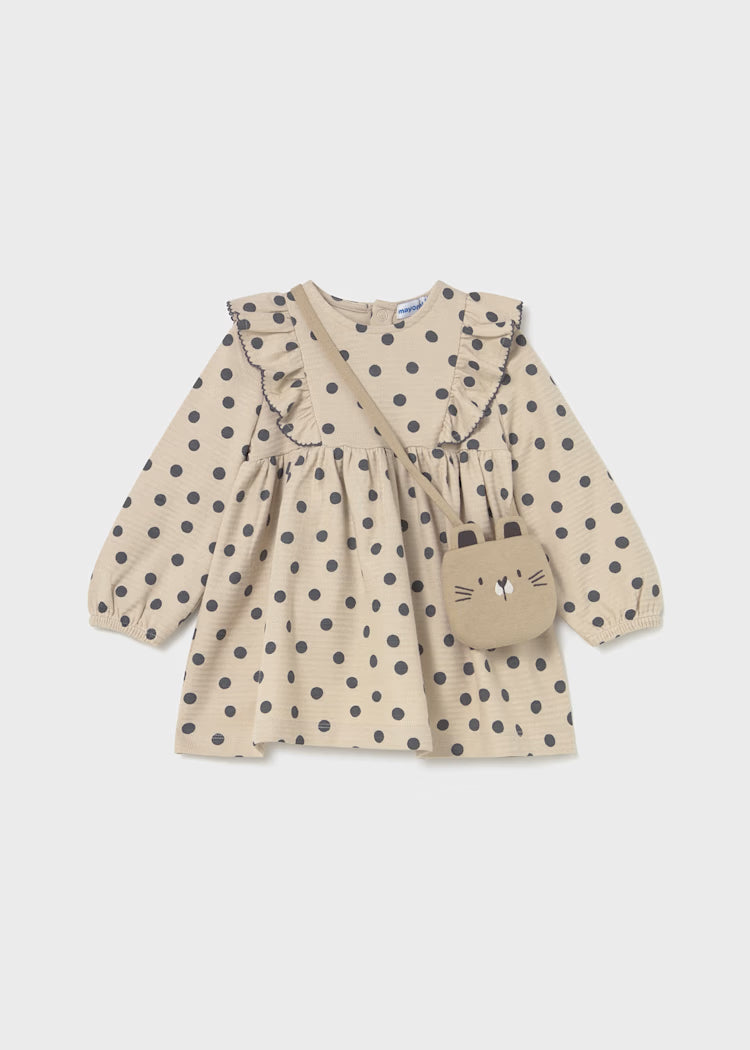 Vestito stampato con borsa neonata - Mayoral