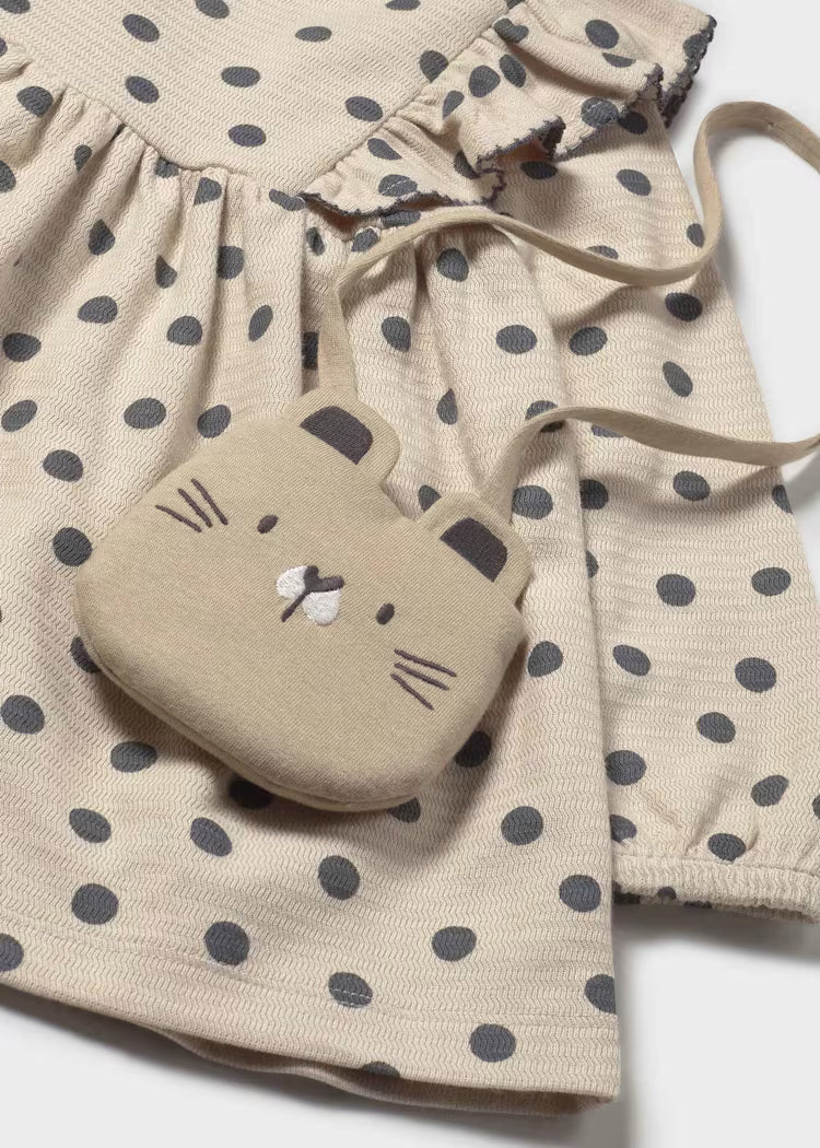 Vestito stampato con borsa neonata - Mayoral