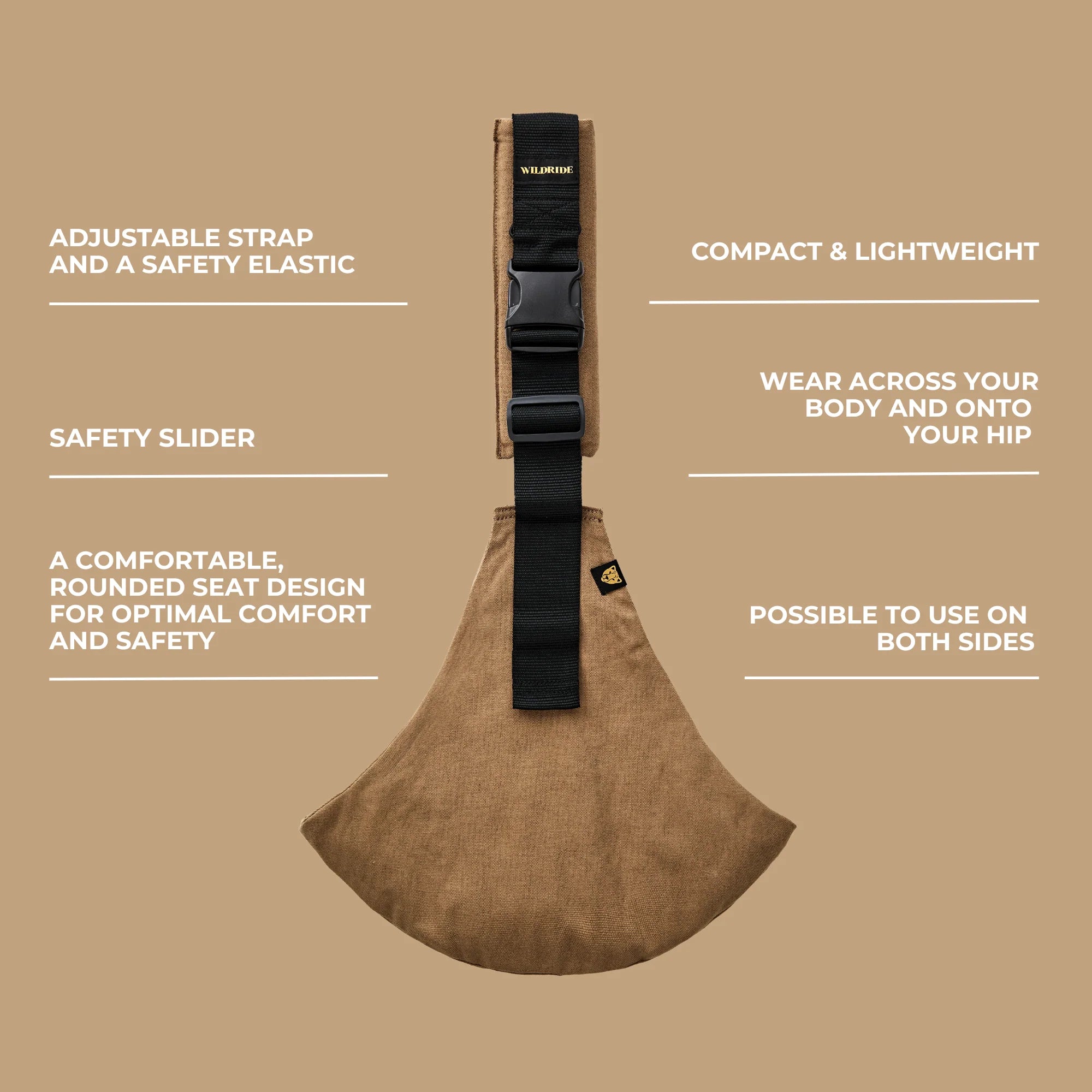 Marsupio Cammello in Lino - Wildride