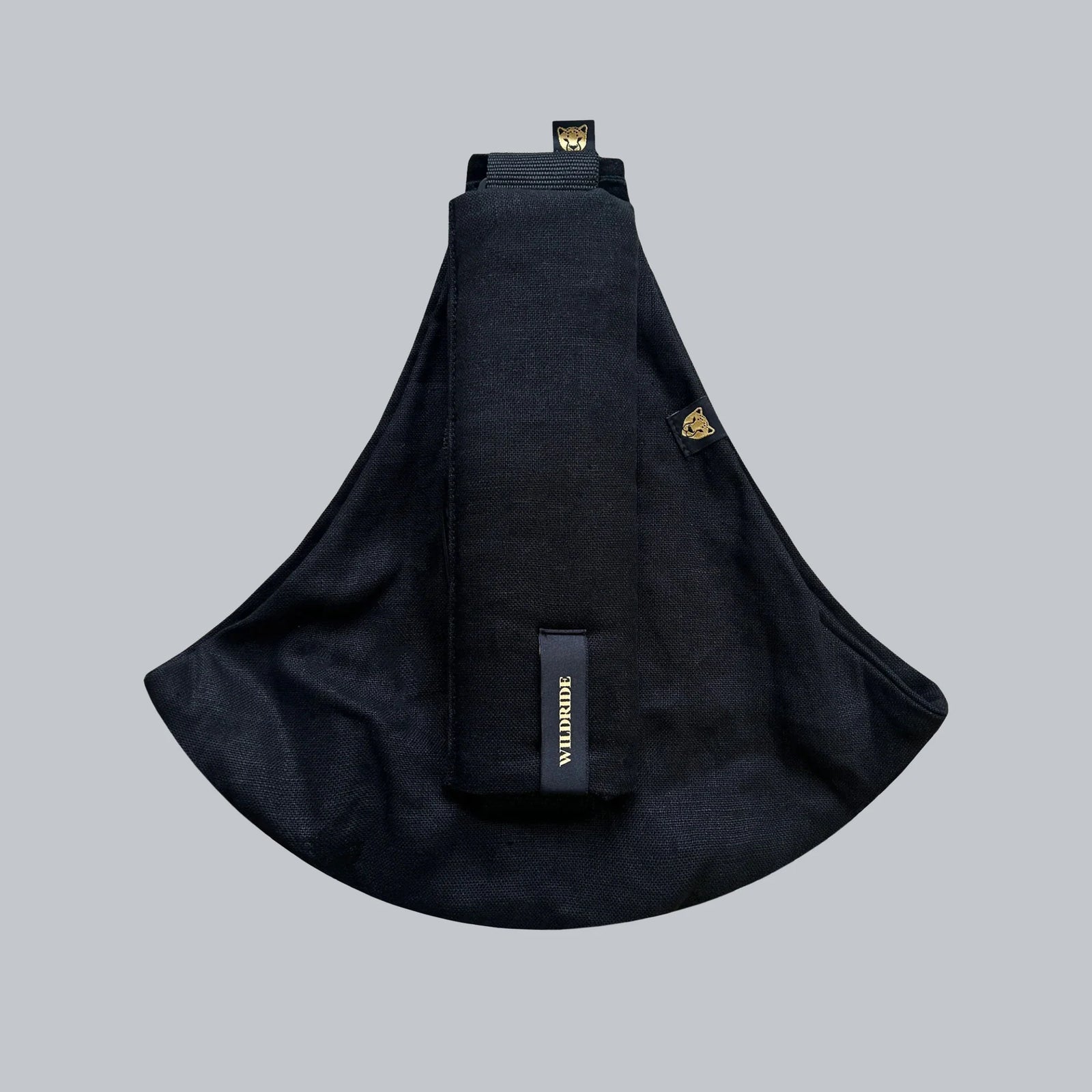 Marsupio Nero in Lino - Wildride